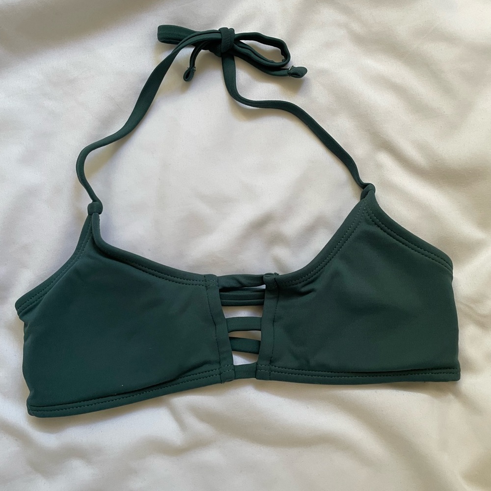 Midori teal bikini top
